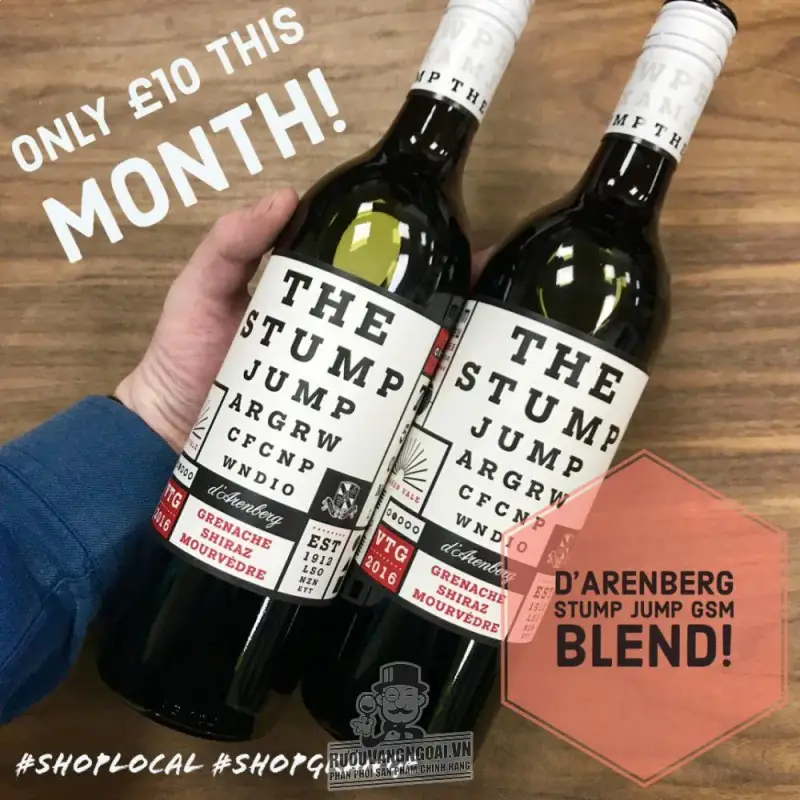 Giá ruou vang the stump jump grenache shiraz mourvedre