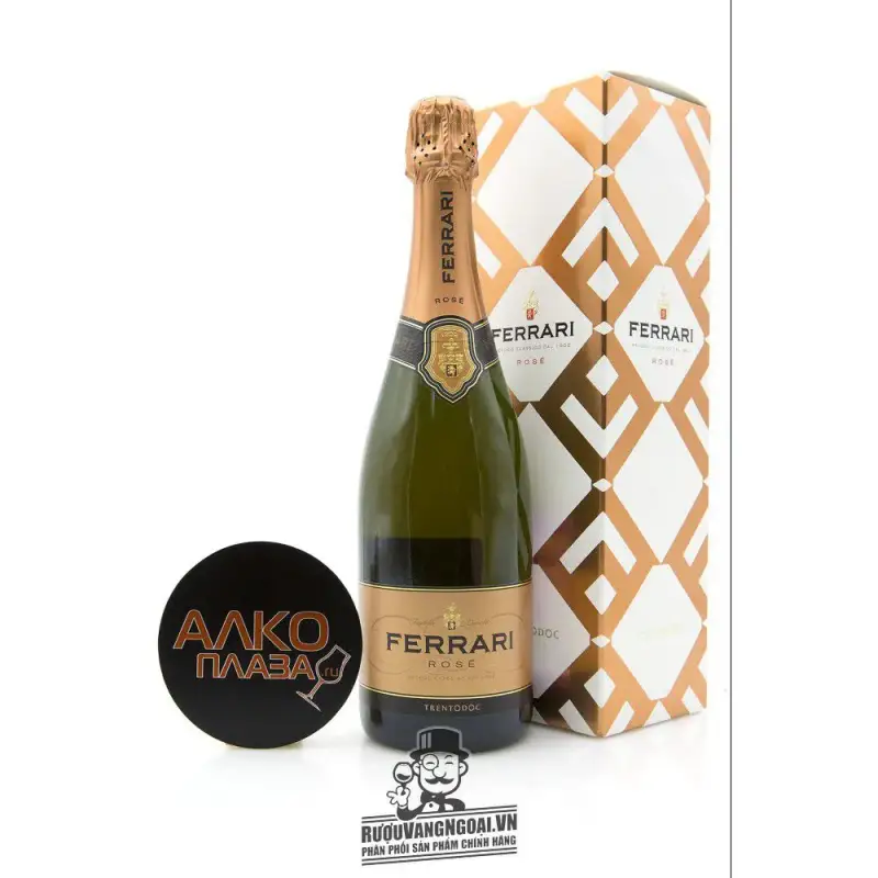 Địa chỉ mua vang no y ferrari rose trento doc ml giá rẻ nhất