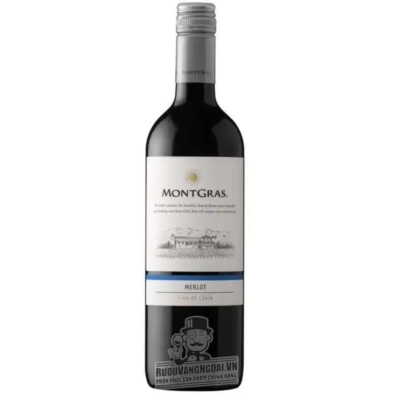 Vang Chile MONTGRAS Merlot