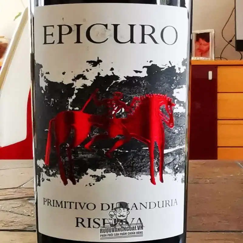 Mua ruou vang y epicuro primitivo di manduria riserva giá rẻ tại Sài Gòn