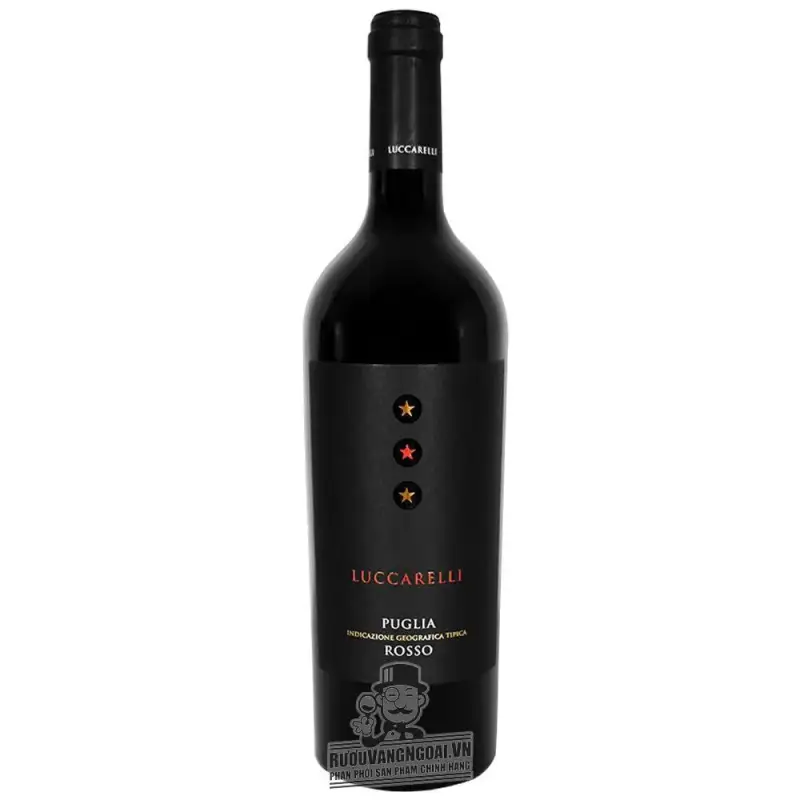 Rượu Vang Ý Luccarelli Rosso Puglia uống ngon