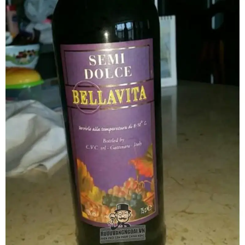 Vang Ngọt BELLAVITA SEMI DOLCE