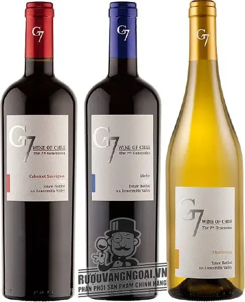 Rượu vang Chile G7 Merlot