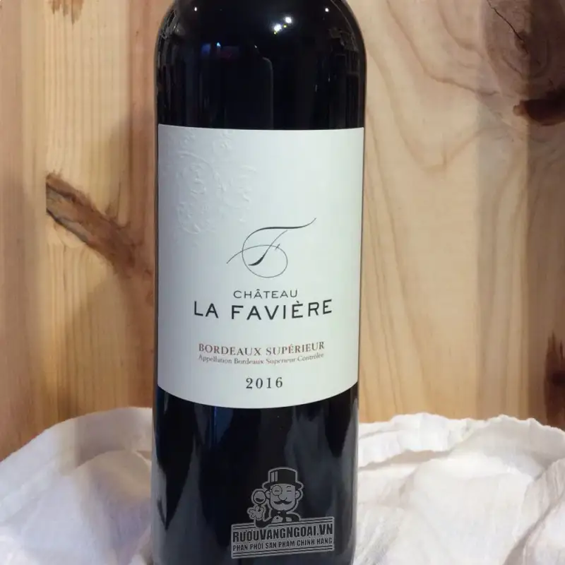 Địa chỉ bán vang phap la faviere chateau bordeaux superieur giá rẻ tại Sài Gòn