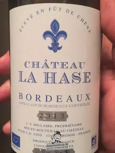 Vang Pháp Chateau La Hase Bordeaux