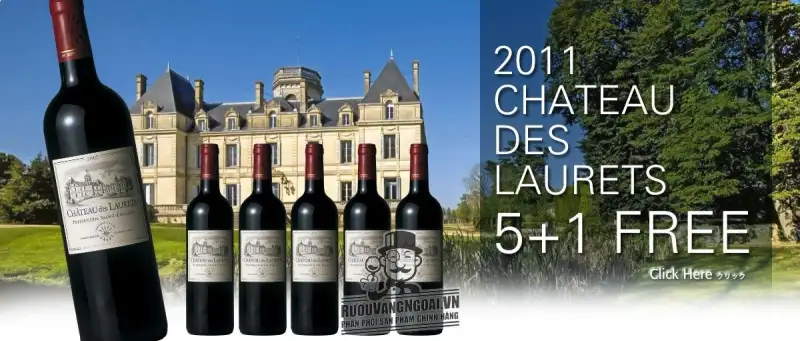 Vang Pháp Chateau Des Laurets Puisseguin Saint Emilion
