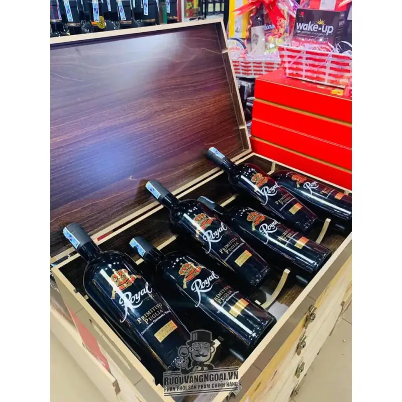 ruou vang y royal primitivo puglia limited edition vol re nhat giá bao nhiêu