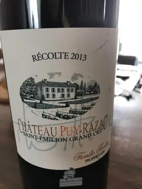 Vang Pháp Château Puy Razac Saint Emilion Grand Cru