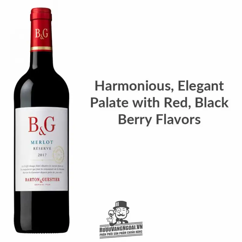 Mua vang phap barton guestier reserve varietals giá rẻ tại Sài Gòn