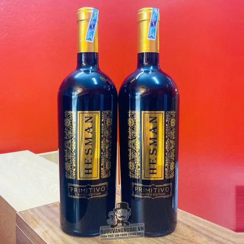 Rượu Vang Hesman Primitivo Limited Edition cao cấp