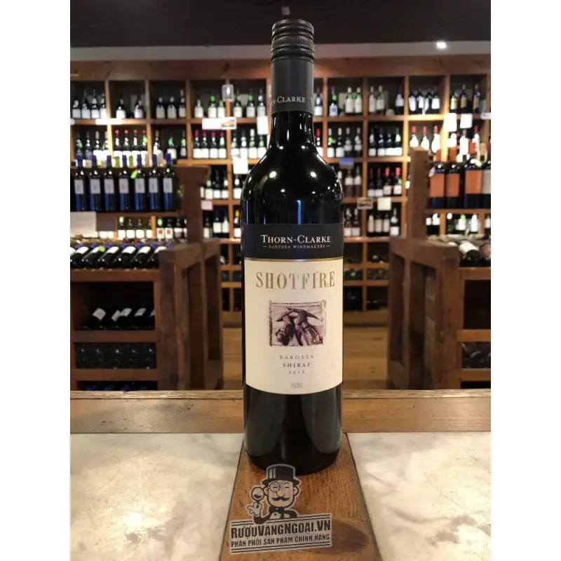 Giá ruou vang shotfire thorn clarke shiraz do hao hang