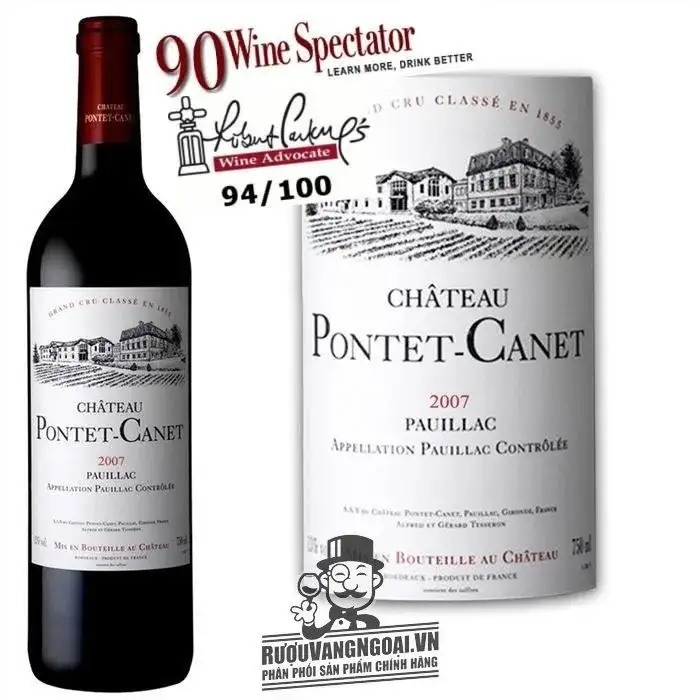 Vang Pháp CHATEAU PONTET CANET PAUILLAC