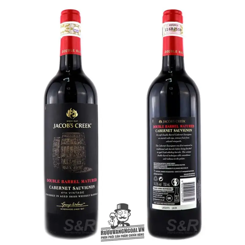 Mua ruou vang jacob s creek double barrel cabernet sauvignon giá rẻ tại Hà Nội