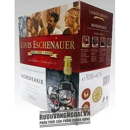 Vang Bịch Pháp LOUIS ESCHENAUER BORDEAUX 3LÍT