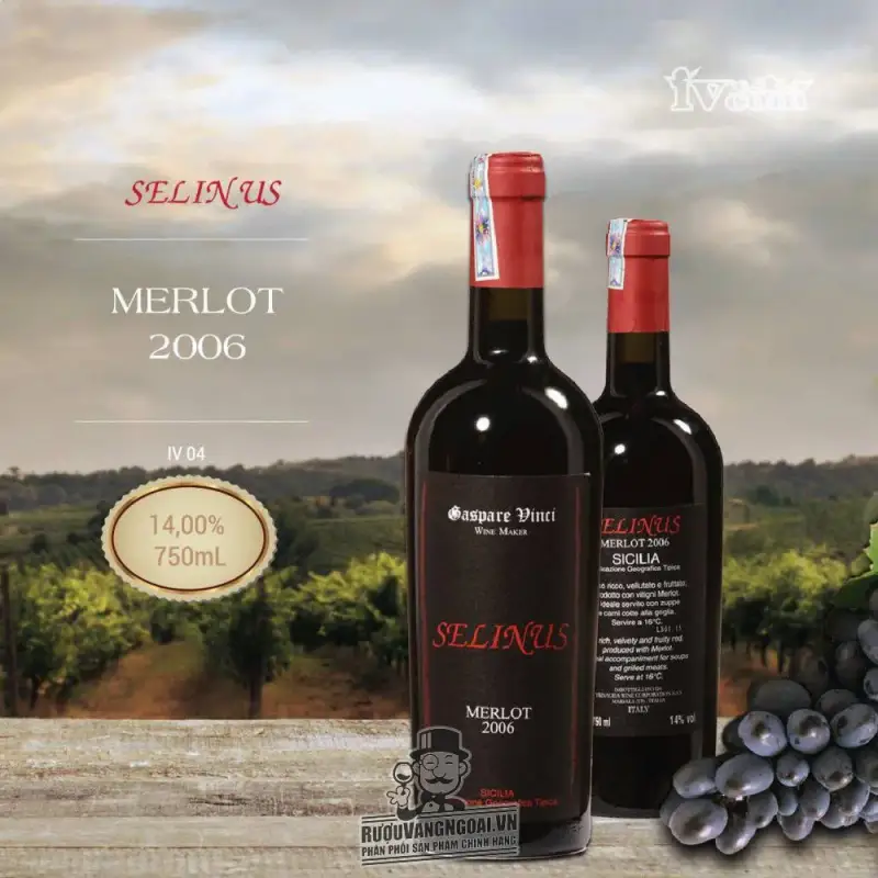 Giá vang y selinus merlot