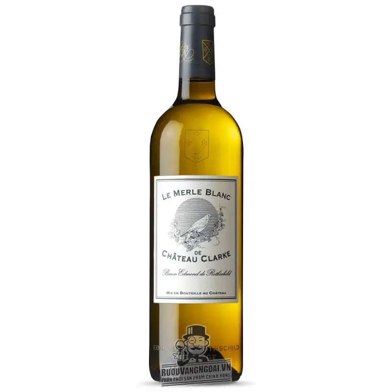 Vang Pháp Le Merle de Chateau Clarke Bordeaux thượng hạng