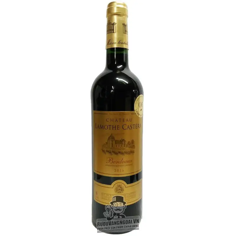 Vang Pháp Chateau Lamothe Castera Bordeaux uống ngon