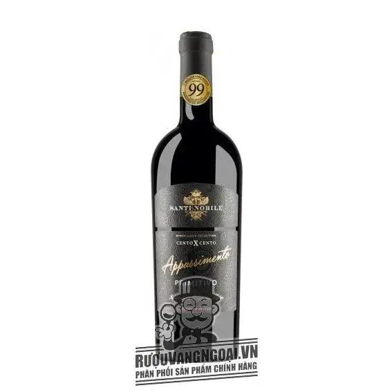 VANG Ý SANTI NOBILE APPASSIMENTO PRIMITIVO 99 ĐIỂM