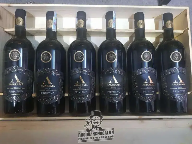 Vang Ý Amarama Primitivo Puglia