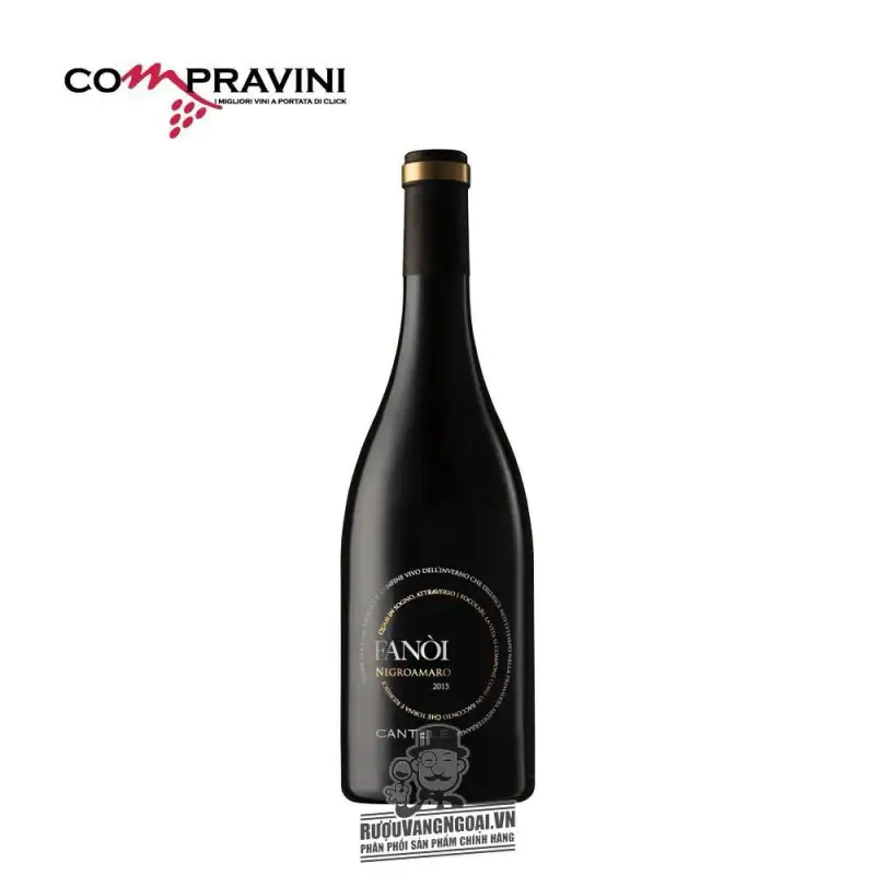 Vang Ý FANÒI Negroamaro Primitivo Cantele uống ngon