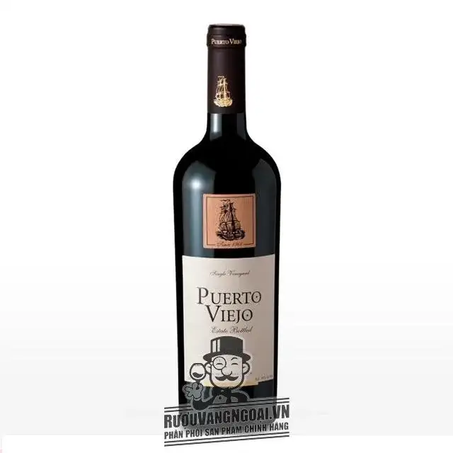Vang Chile mác gỗ Puerto Viejo Merlot