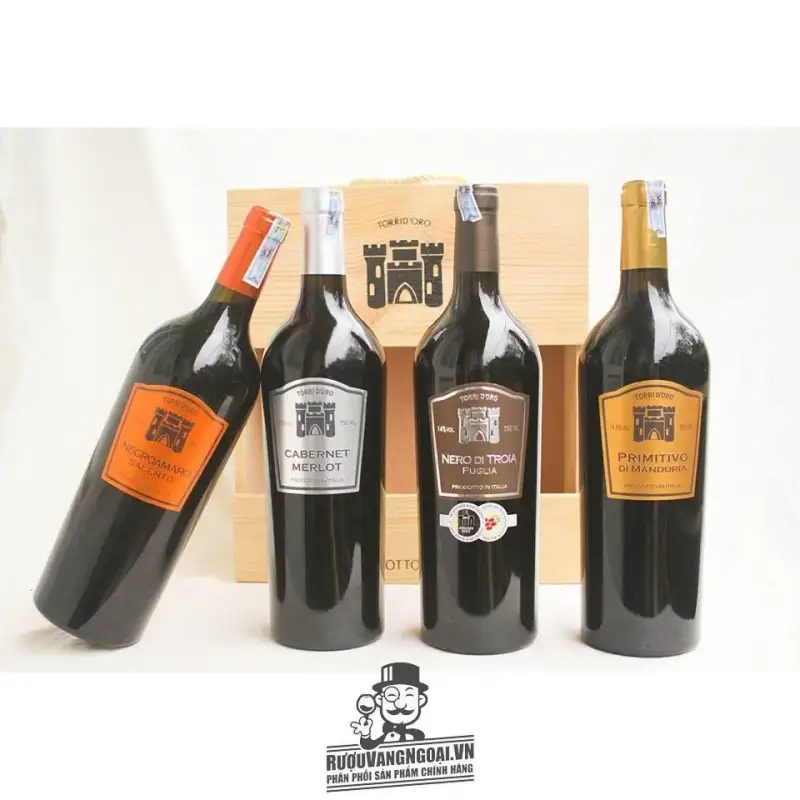 Vang Ý TORRI D‘ORO NEGROAMARO SALENTO