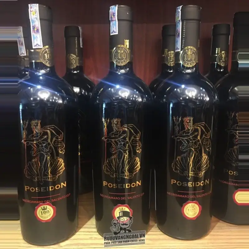 Rượu vang Ý Poseidon Negroamaro del Salento