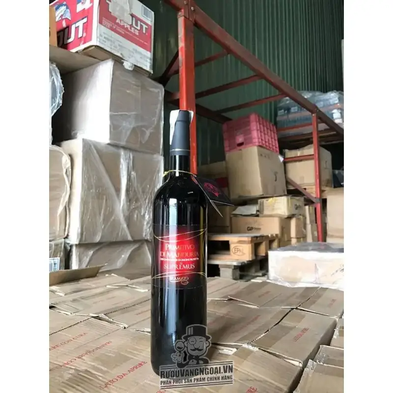 Rượu Vang Ý 18 độ PRIMITIVO DI MANDURIA SUPREMUS