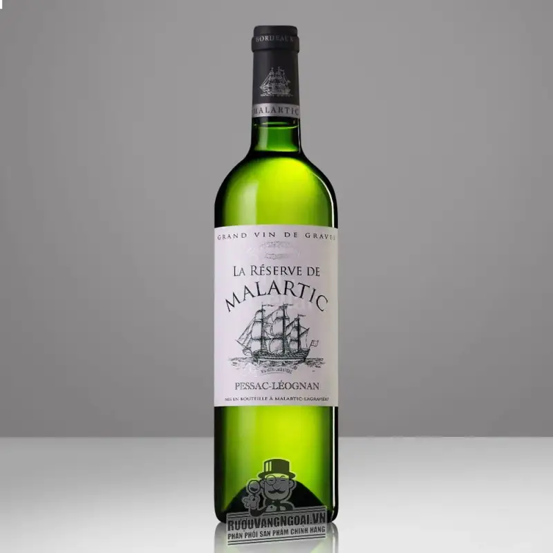Vang Pháp La Reserve de Malartic Blanc Pessac Leognan thượng hạng