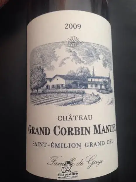 Vang Pháp Chateau Grand Corbin Manuel 2011
