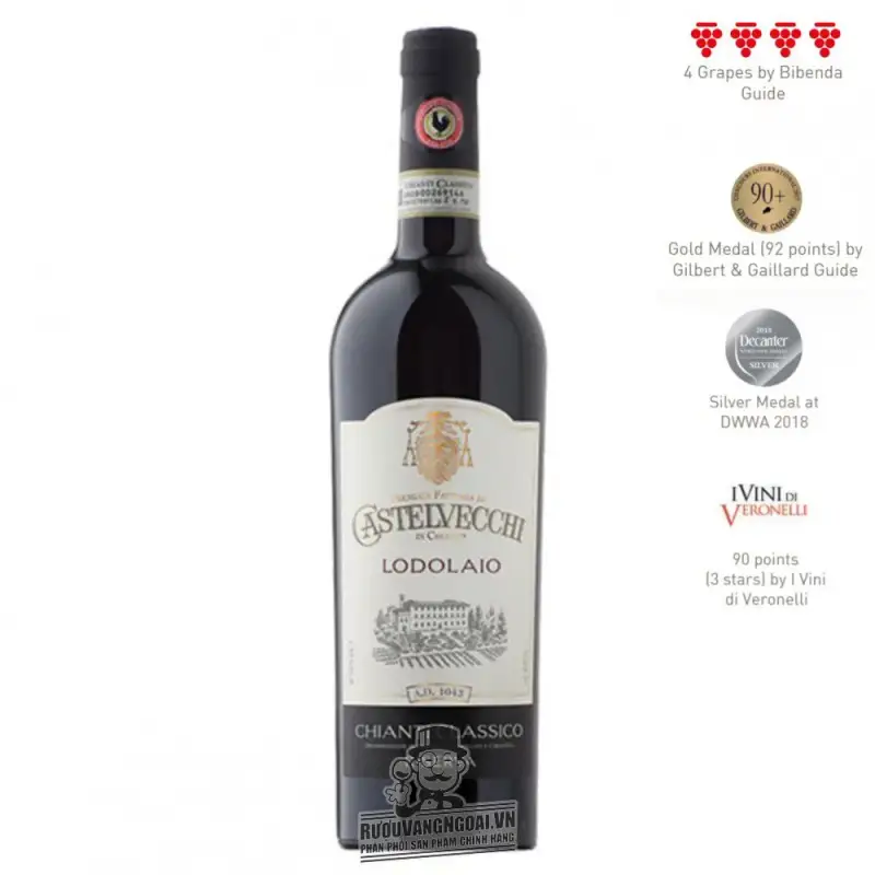 Mua vang y castelvecchi lodolaio chianti classico riserva giá rẻ tại Sài Gòn