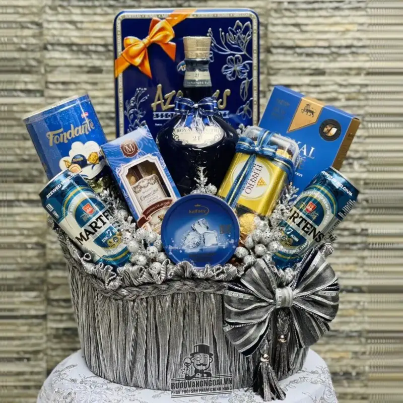 Giỏ Quà Tết Rượu Royal Salute 21 ở đâu bán giá rẻ nhất