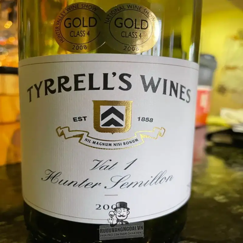 Rượu Vang Tyrrells Wines Vat 1 Semillon Hunter Valley thượng hạng