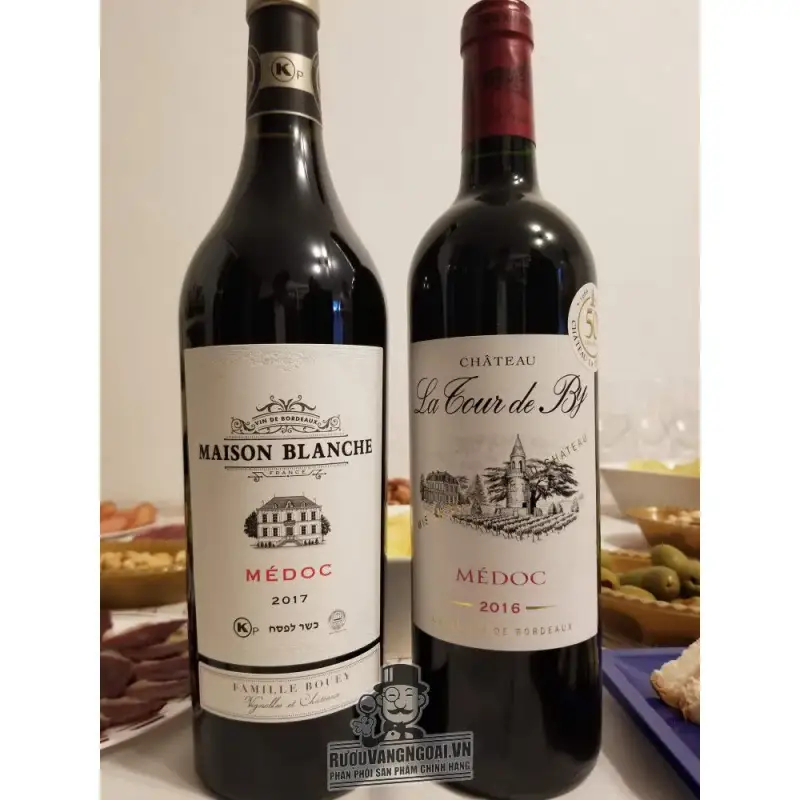 ruou vang phap chateau maison blanche medoc giá bao nhiêu