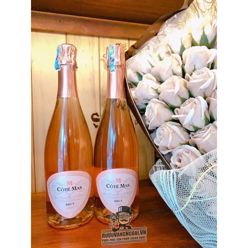 Vang Nổ Pháp Da Cremant De Limoux Rose uống ngon