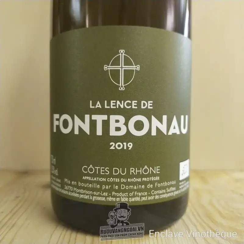 Mua vang phap la lence de fontbonau cotes du rhone giá rẻ tại Hà Nội
