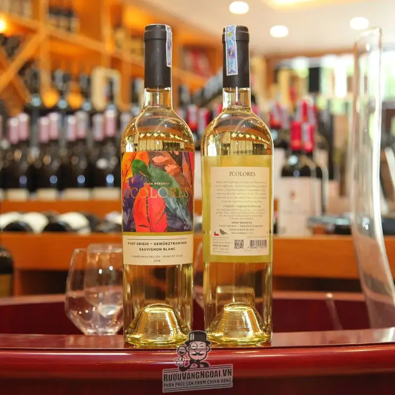 Vang Chile 7COLORES Gran Reserva Pinot Grigio Sauvignon Blanc