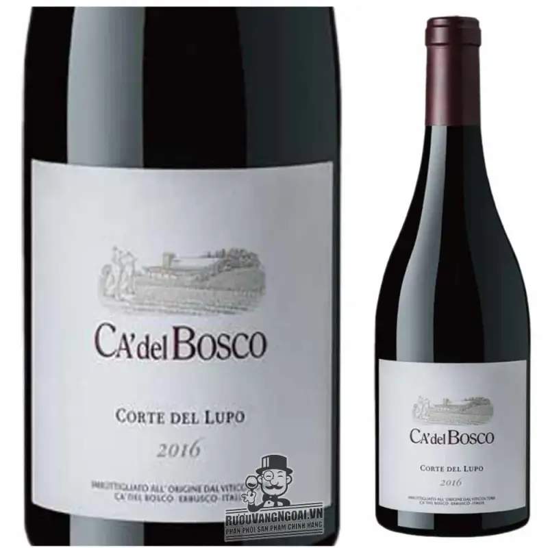 Địa chỉ bán vang y ca del bosco corte del lupo giá rẻ tại Sài Gòn