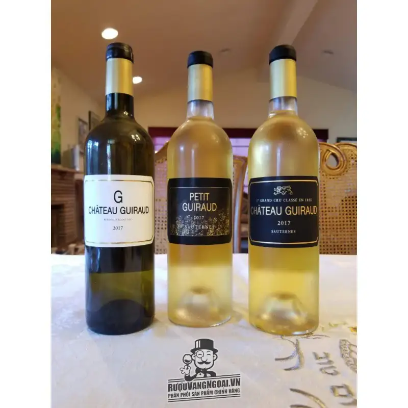 vang phap petit guiraud chateau guiraud sauternes giá bao nhiêu