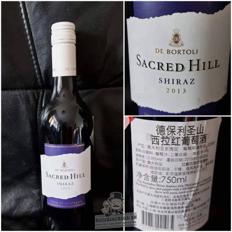 Rượu vang Sacred Hill Shiraz De Bortoli
