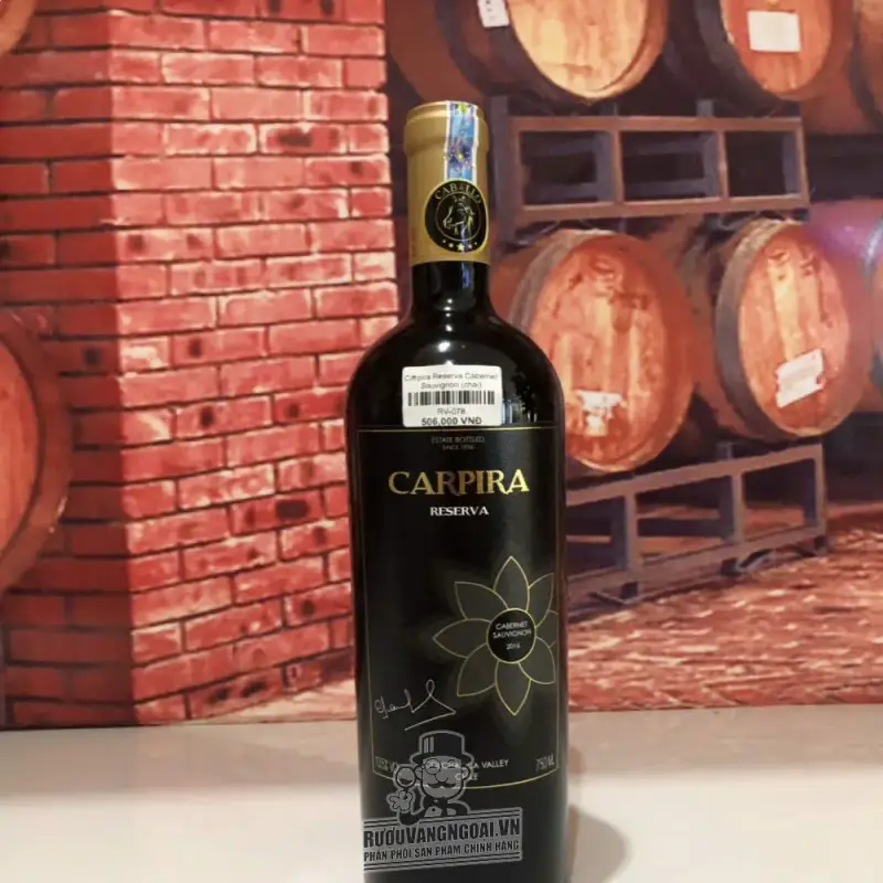 Giá vang chile carpira reserva cabernet sauvignon