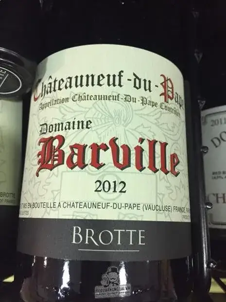 Vang Pháp Domaine Barville Châteauneuf du Pape