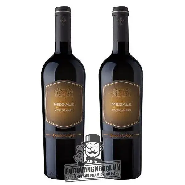 Vang Ý Megale NegroAmaro Nhãn Vàng 14 độ - MUA 11 TẶNG 1