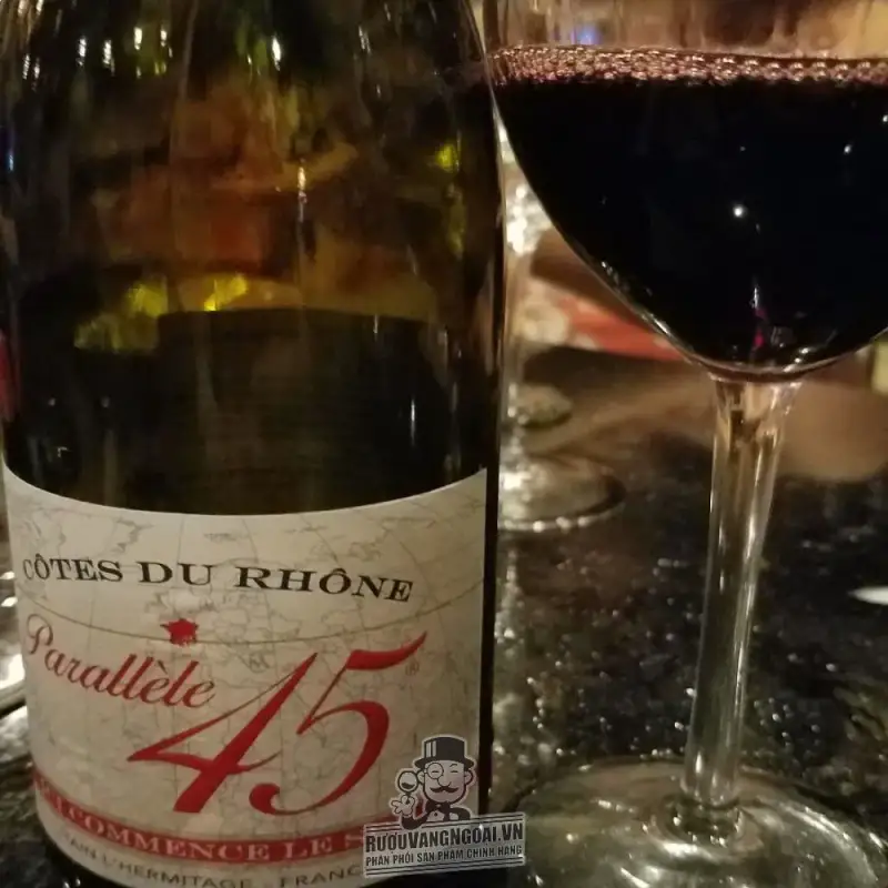 Địa chỉ bán vang phap parallele cotes du rhone rose giá rẻ tại Hà Nội
