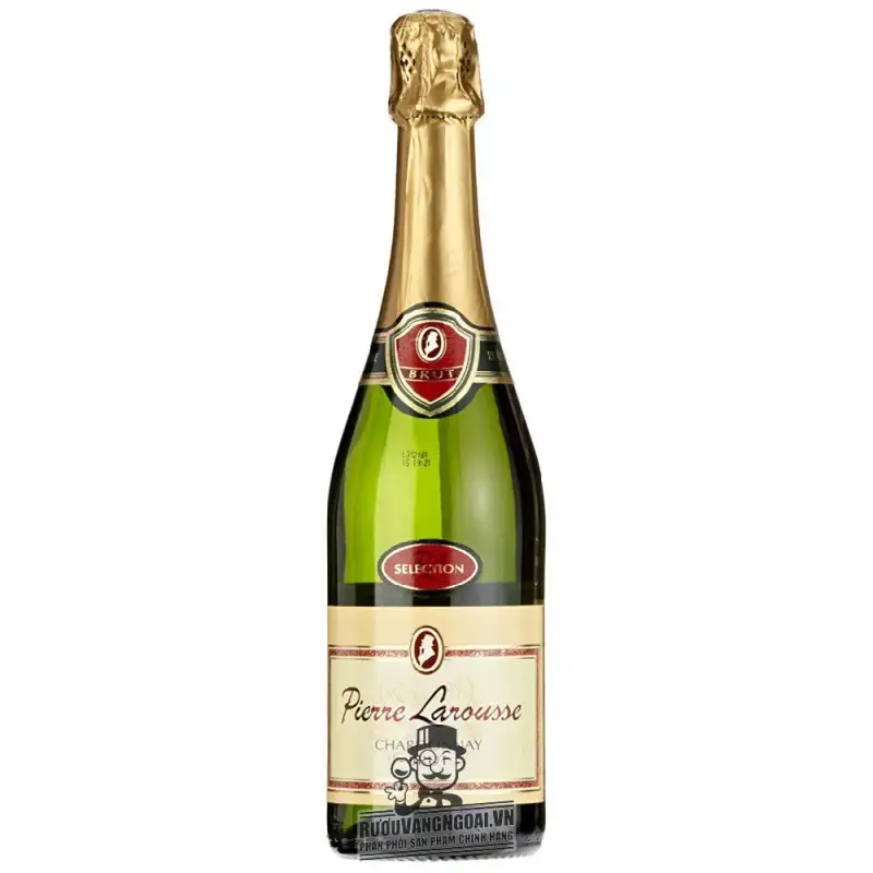 Rượu Vang Nổ Pierre Larousse blanc de blancs Brut uống ngon