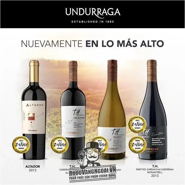 Vang Chile UNDURRAGA ALTAZOR