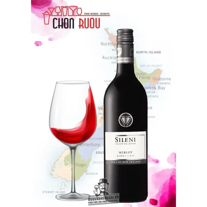 Vang New Zealand SILENI Merlot Cellar Sellection