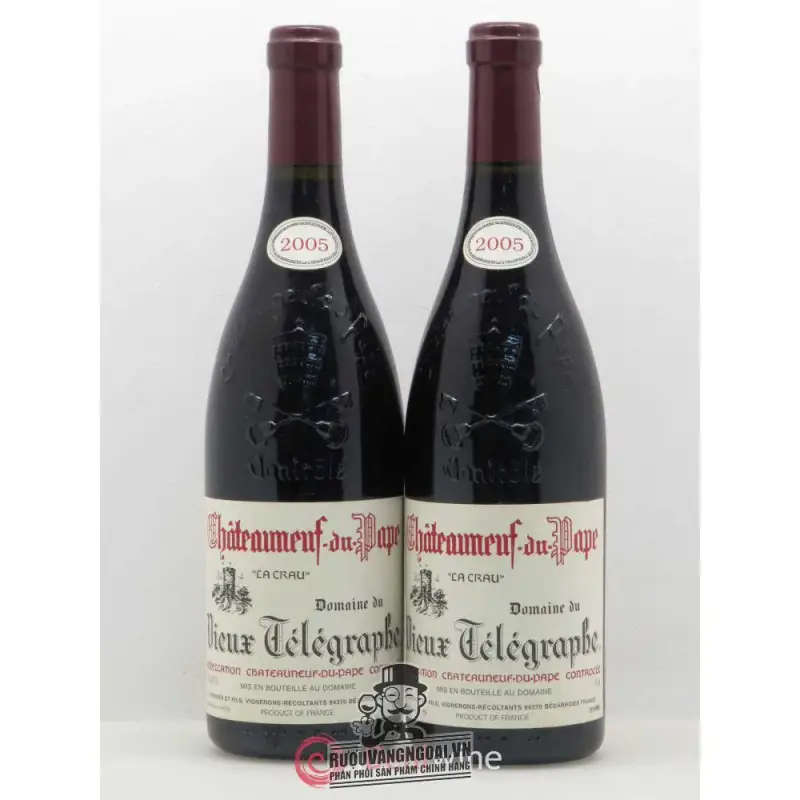 Địa chỉ mua vang phap domaine du vieux telegraphe la crau chateauneuf du pape giá rẻ nhất