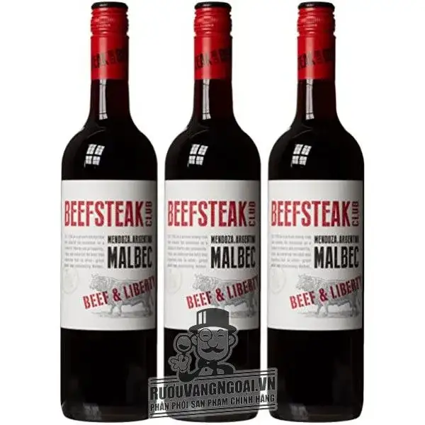 Vang ARGENTINA BEEFSTEAK CLUB MALBEC & LIBERTY