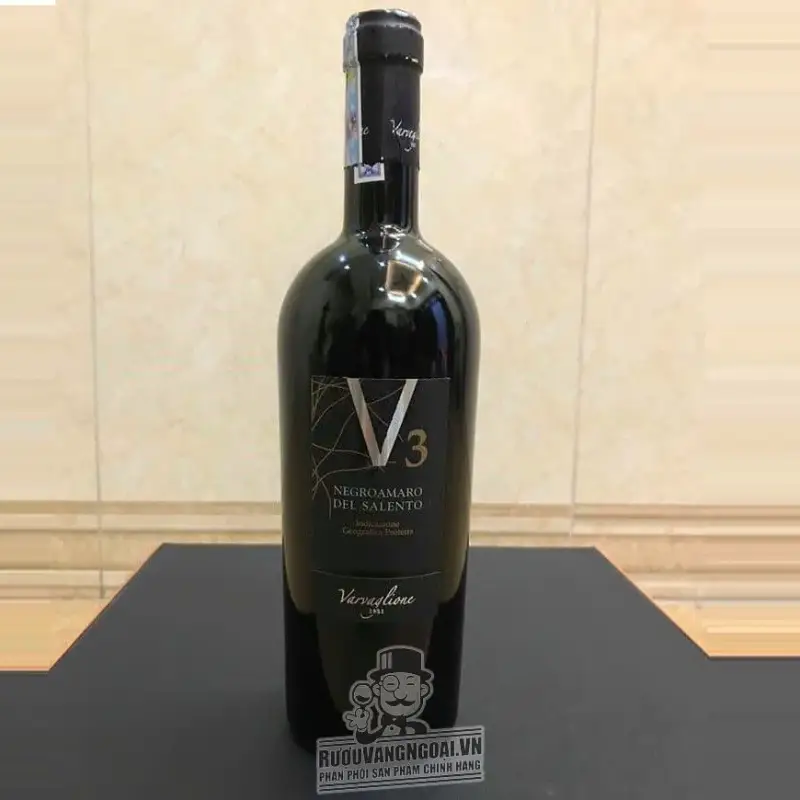 Rượu Vang Ý V3 NEGROAMARO DEL SALENTO